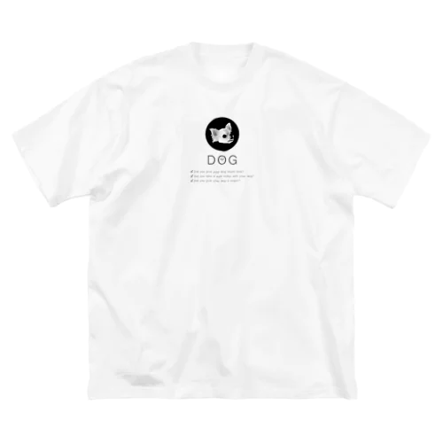 DOG_Tシャツ ビッグシルエットTシャツ