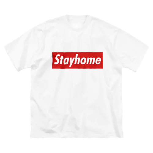 Stayhome BOXロゴシリーズ ビッグシルエットTシャツ