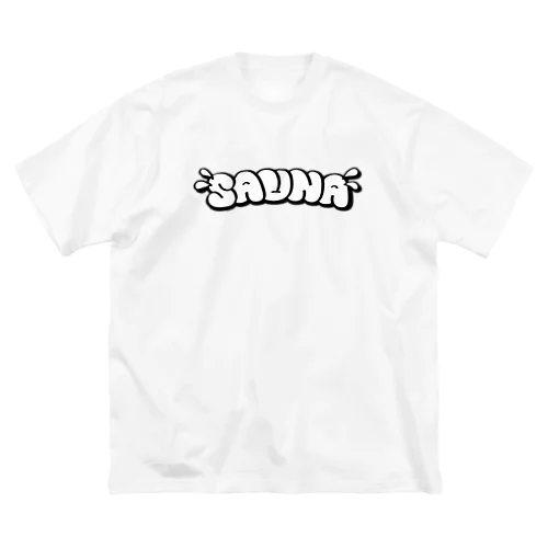 グラフィティ〝SAUNA〟 ビッグシルエットTシャツ