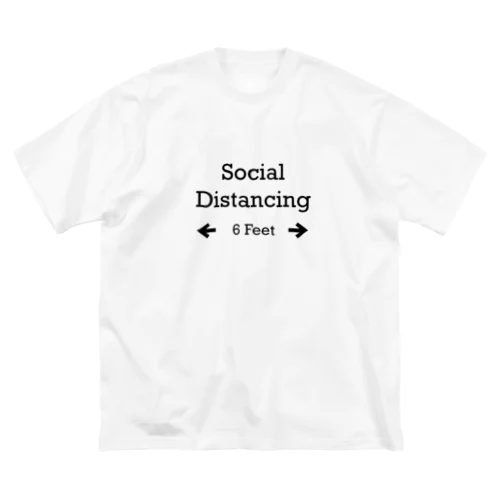 Social Distancing 6 Feet Big T-Shirt