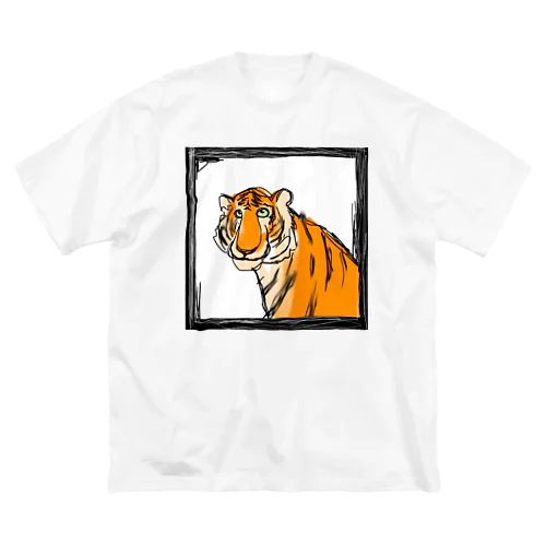 tigre ビッグシルエットTシャツ