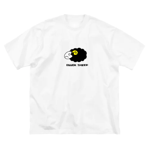 黒い羊 ビッグシルエットTシャツ