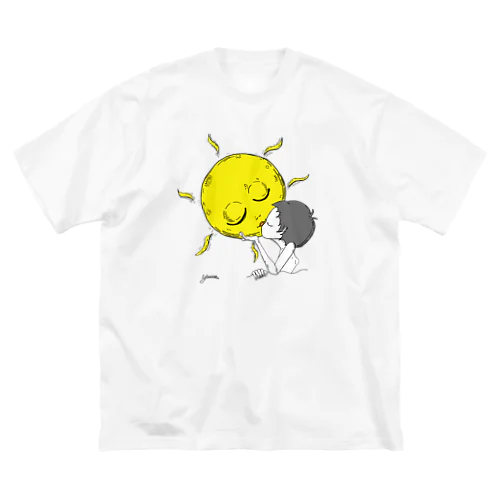 ﾋﾞｯｸﾞｼﾙｴｯﾄTｼｬﾂ:太陽にキス Big T-Shirt