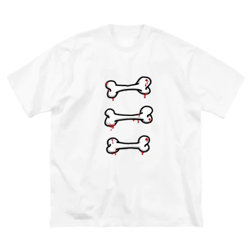 ボーン 血バージョン ビッグシルエットTシャツ