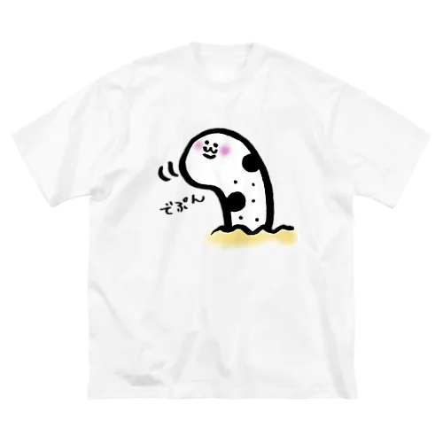 でぷちん(ちんあなご) ビッグシルエットTシャツ