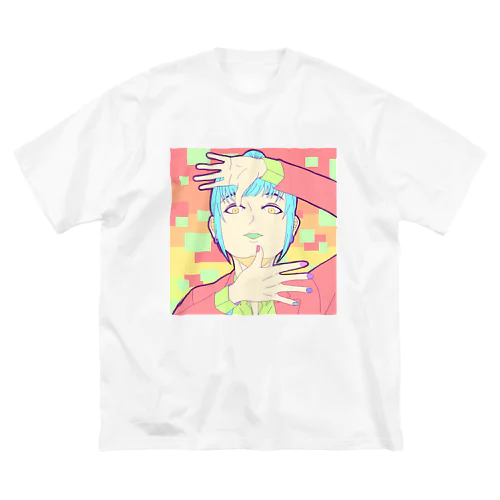 スーツのお姉さん〜お茶目なポーズ〜 Big T-Shirt