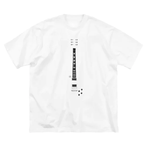 music　good +s 「レスポール」 ビッグシルエットTシャツ