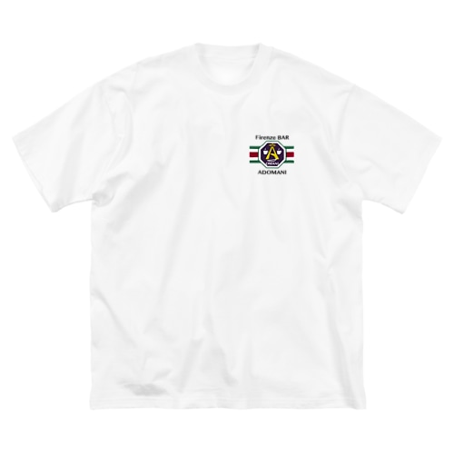 ADOMANI ロゴ　ライン付き Big T-Shirt