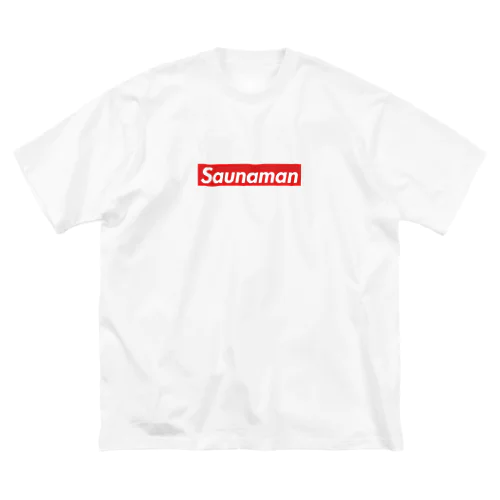 Saunaman・赤 ビッグシルエットTシャツ