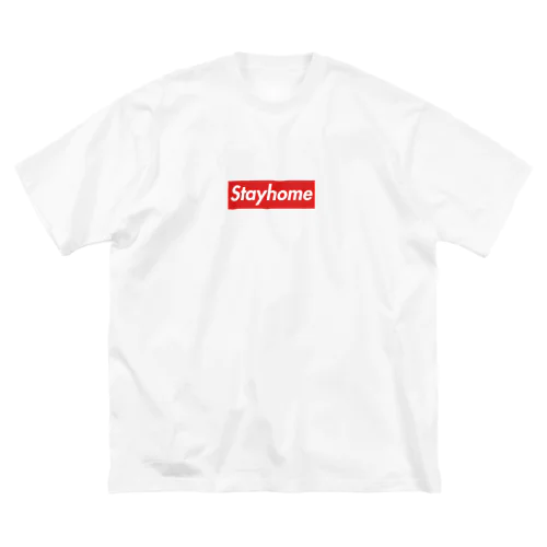 Stayhome・赤 Big T-Shirt