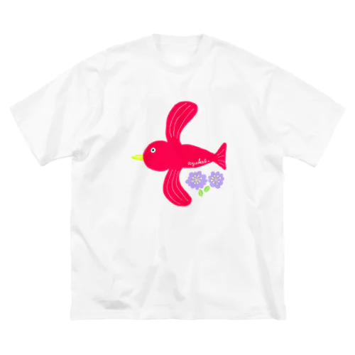 赤い鳥が逃げてない。 ビッグシルエットTシャツ