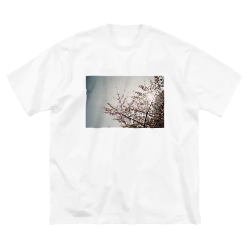 見上げたら桜 ビッグシルエットTシャツ