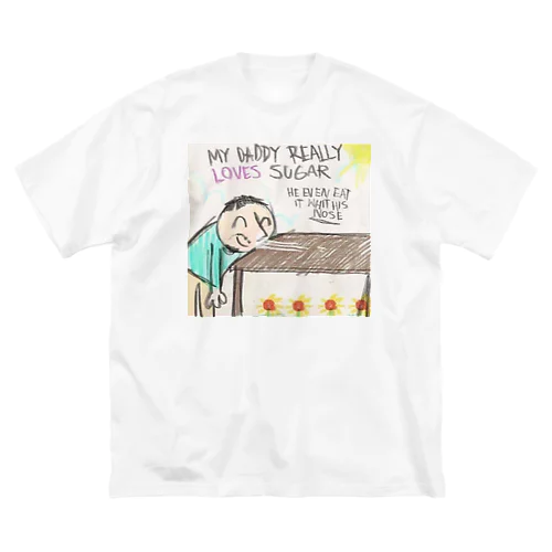 僕のパパ ビッグシルエットTシャツ