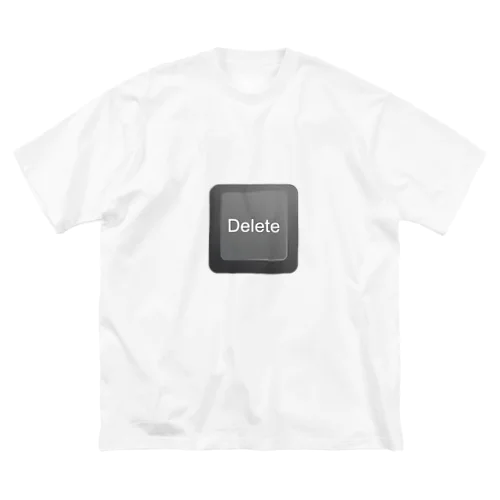 キーボードのDelete ビッグシルエットTシャツ