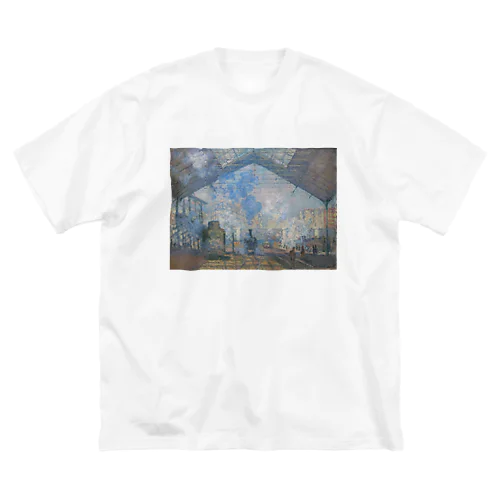 サン＝ラザール駅 / クロード・モネ ビッグシルエットTシャツ