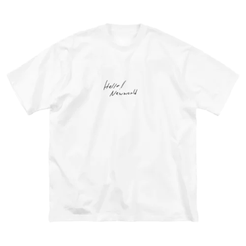 Hello New World ビッグシルエットTシャツ