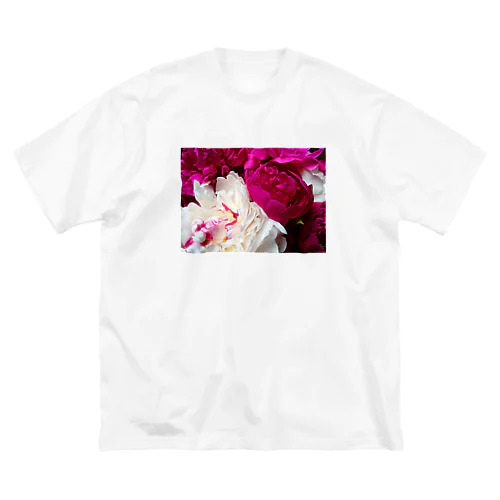 芍薬さん ビッグシルエットTシャツ