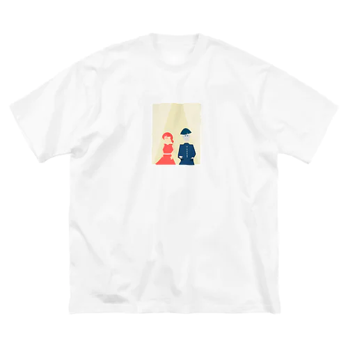 男女コンビ ビッグシルエットTシャツ