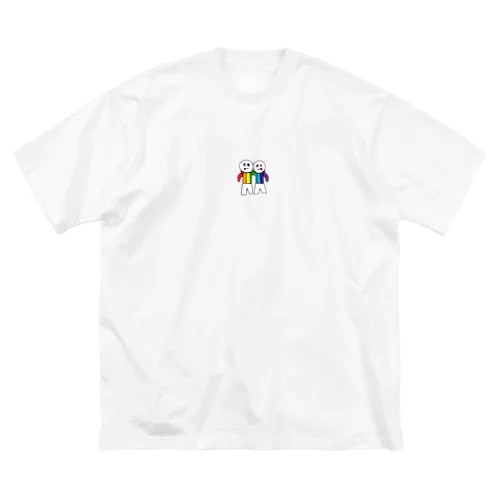 Rainbow brothers ビッグシルエットTシャツ