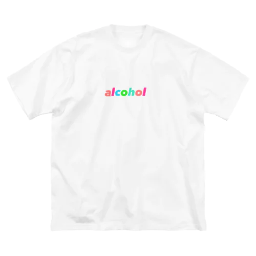 alcohol ビッグシルエットTシャツ