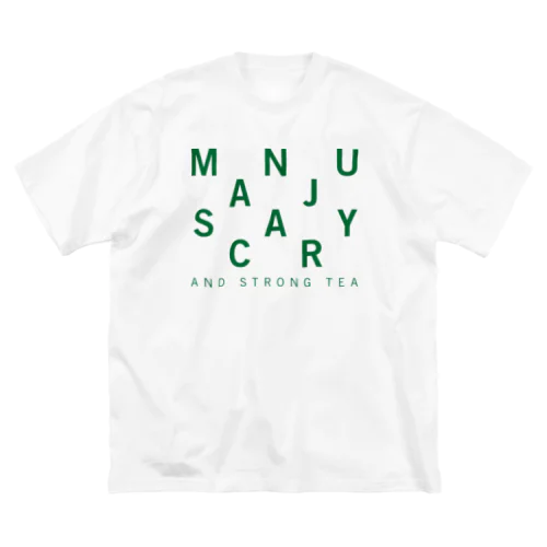 MANJU SCARY ビッグシルエットTシャツ