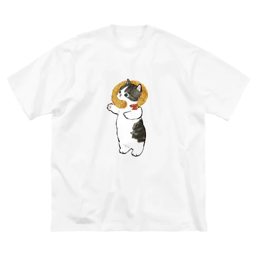 エビフライにゃん ビッグシルエットTシャツ