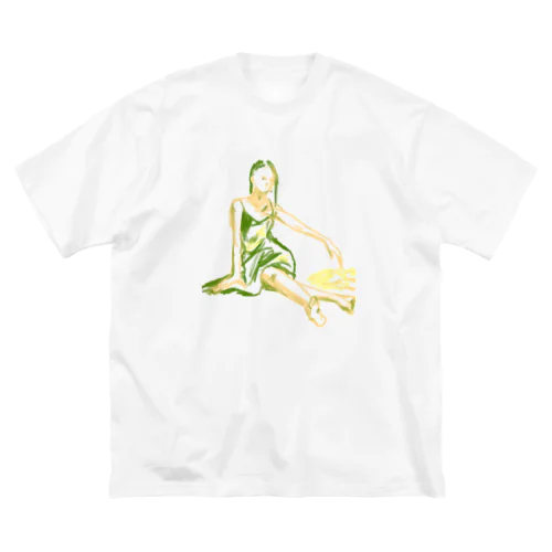 モデル＿女性２ Big T-Shirt