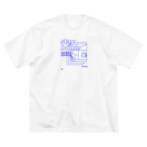 STAY HOME ビッグシルエットTシャツ