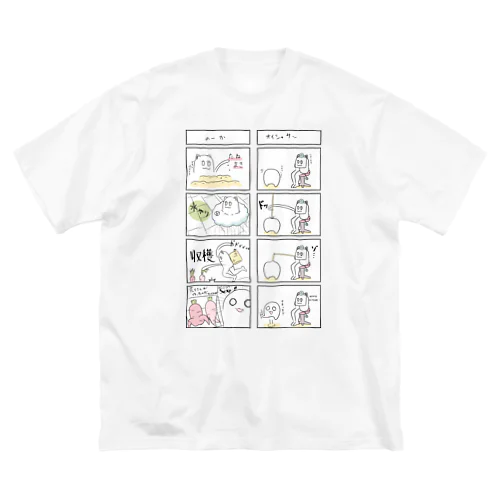 ヤバかわいい四コマ ビッグシルエットTシャツ