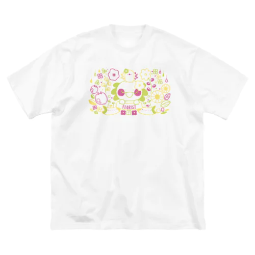 花屋のウパさんTシャツ(カラー) ビッグシルエットTシャツ