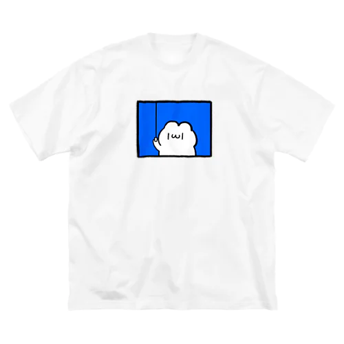 窓うさぎ Big T-Shirt