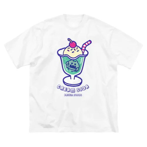 バイキンクリームソーダ ビッグシルエットTシャツ