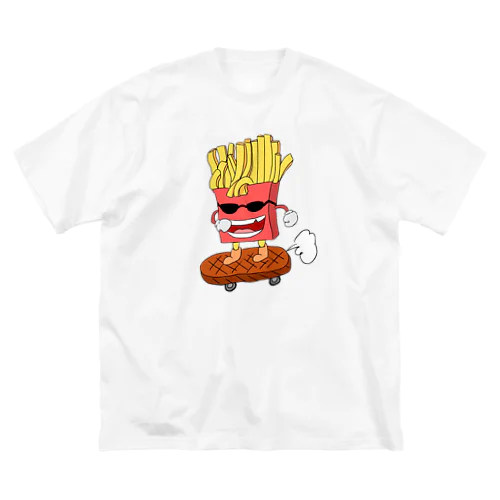 ポテトステーキ🍟🥩 ビッグシルエットTシャツ