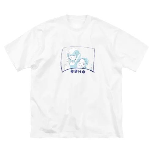 unkocouple ビッグシルエットTシャツ