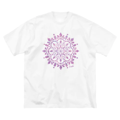 MANDARA-LILAC- ビッグシルエットTシャツ