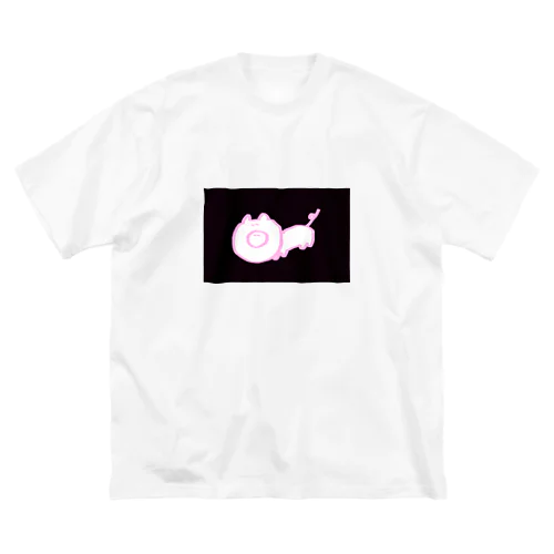 ぶひ子 くろ ビッグシルエットTシャツ