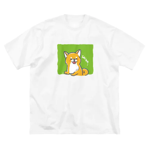 もふもふ柴犬 ビッグシルエットTシャツ