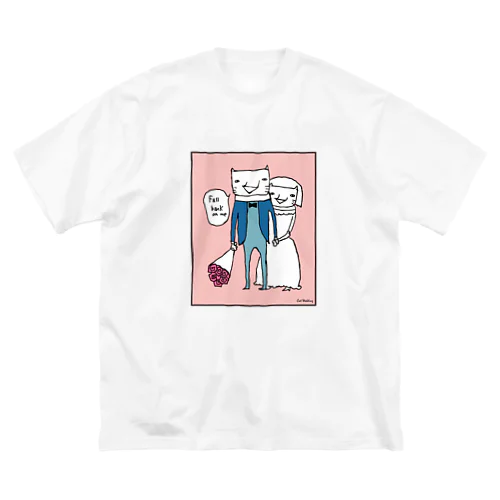 Cat Wedding～関白宣言～ ビッグシルエットTシャツ