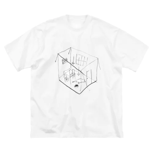 GHOST ROOM ビッグシルエットTシャツ