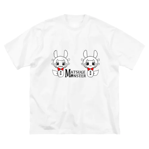 まつげモンスターNo.001 ビッグシルエットTシャツ