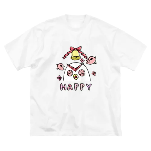 HAPPYフクロウ Big T-Shirt