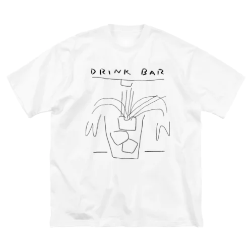 DRINK BAR ビッグシルエットTシャツ