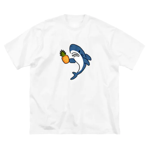 パイナップルとサメ Big T-Shirt