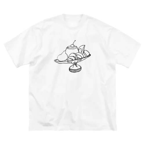 プリン・ア・ラ・モード　全透過 Big T-Shirt