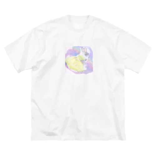 うさぎ ビッグシルエットTシャツ