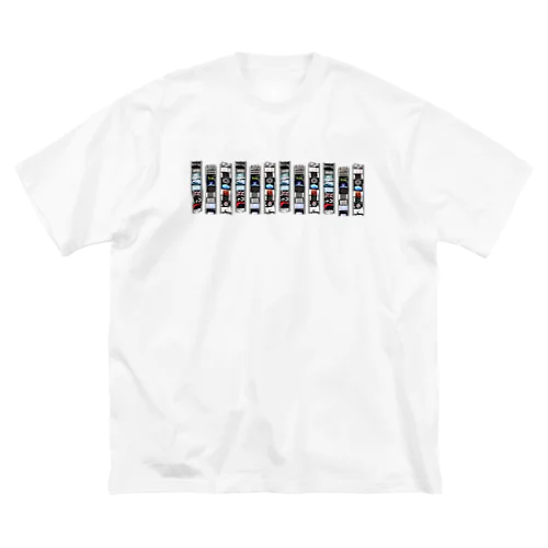 並行現実　線 ビッグシルエットTシャツ