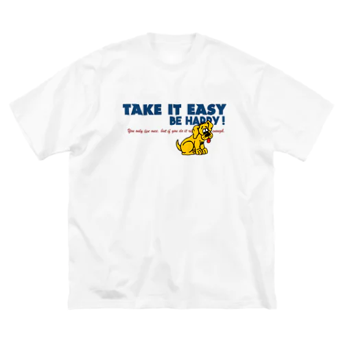 TAKE IT EASY ビッグシルエットTシャツ