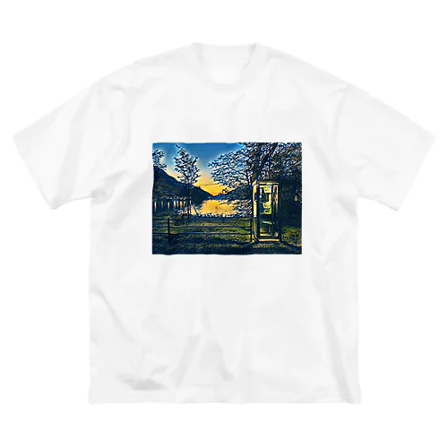 Enbby 電話ボックスTシャツ Big T-Shirt