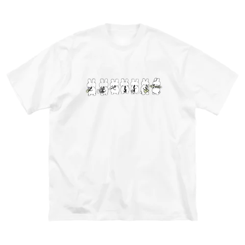 うさぎブラスバンド♪♪♪ ビッグシルエットTシャツ