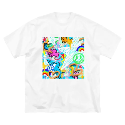 チクチク ビッグシルエットTシャツ